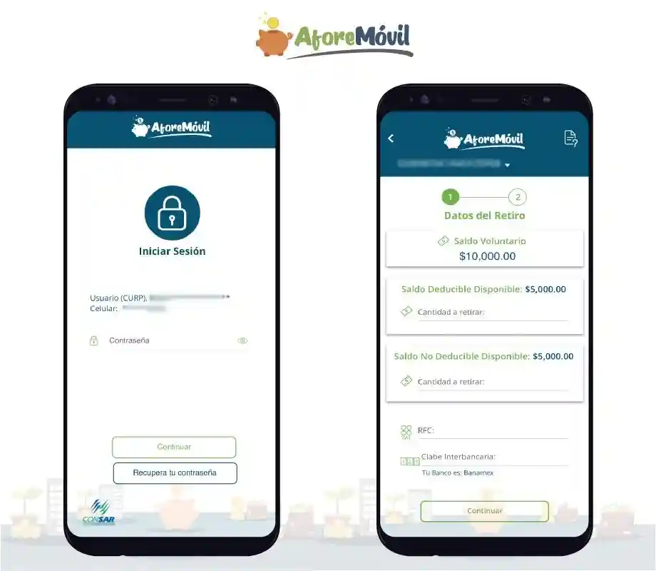 AforeMovil - Iniciar sesión
