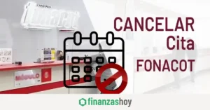 Cancelar Cita FONACOT