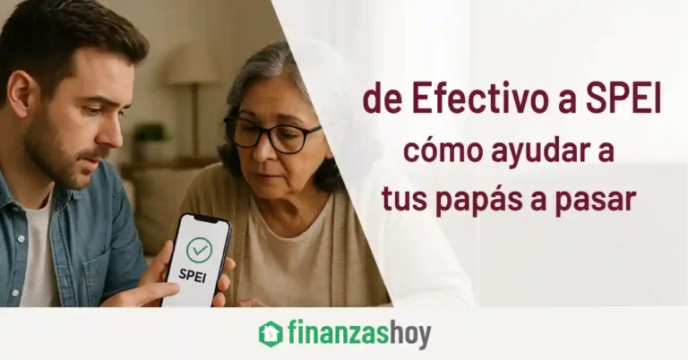 Cómo ayudar a tus papás a pasar de efectivo a SPEI