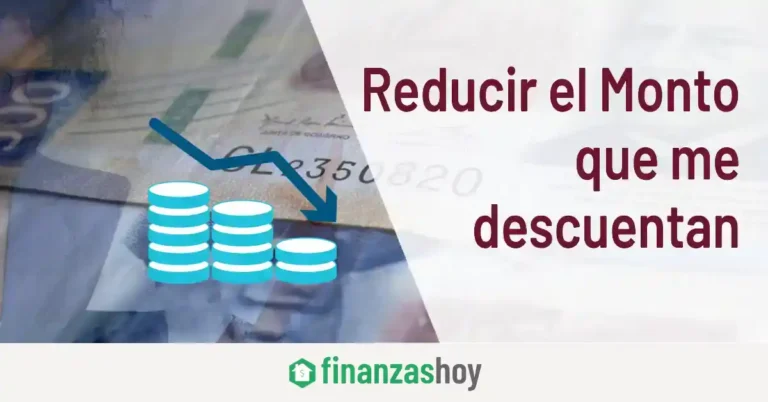 Cómo Reducir Descuento en Nómina