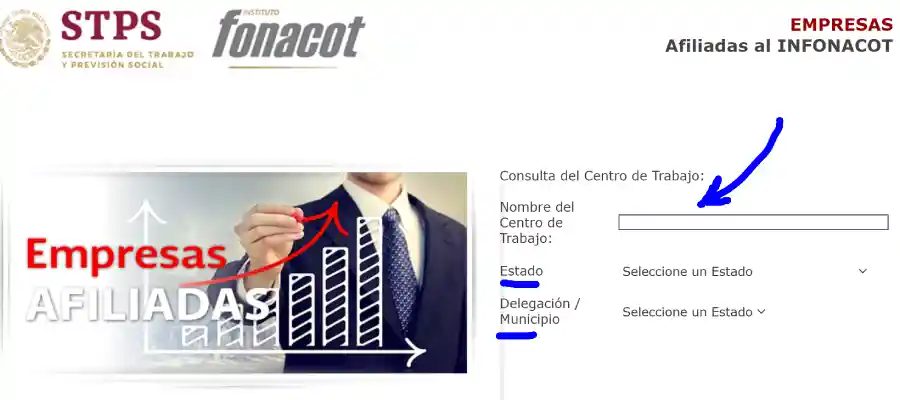 Consulta al listado de empresas afiiadas