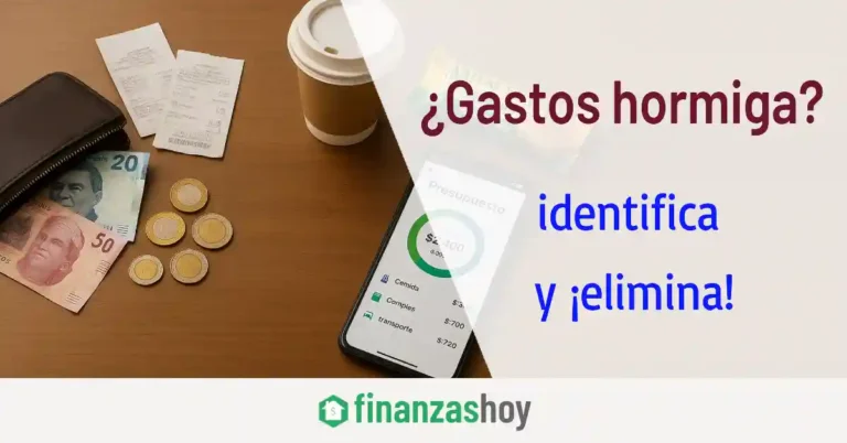 ¿Gastos hormiga? ¡Identifícalos!