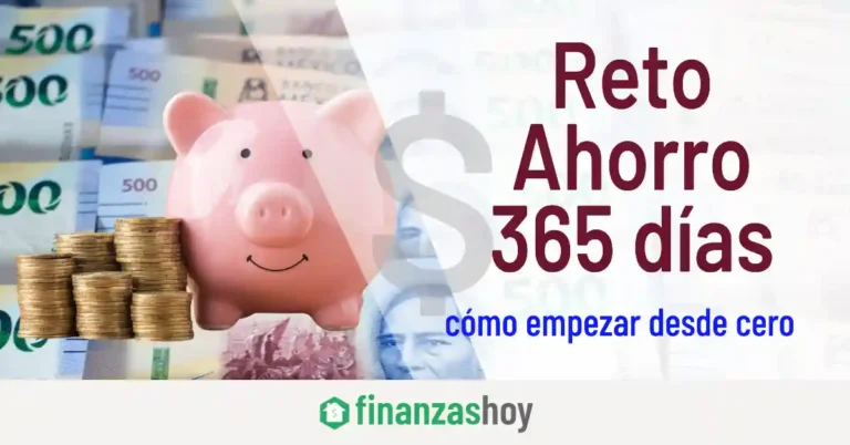 Reto de ahorro 365 días: cómo empezar