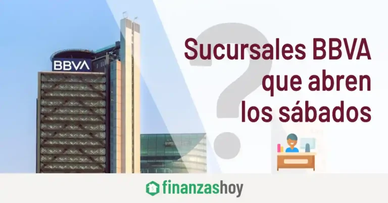 Sucursales BBVA que abren los sábados